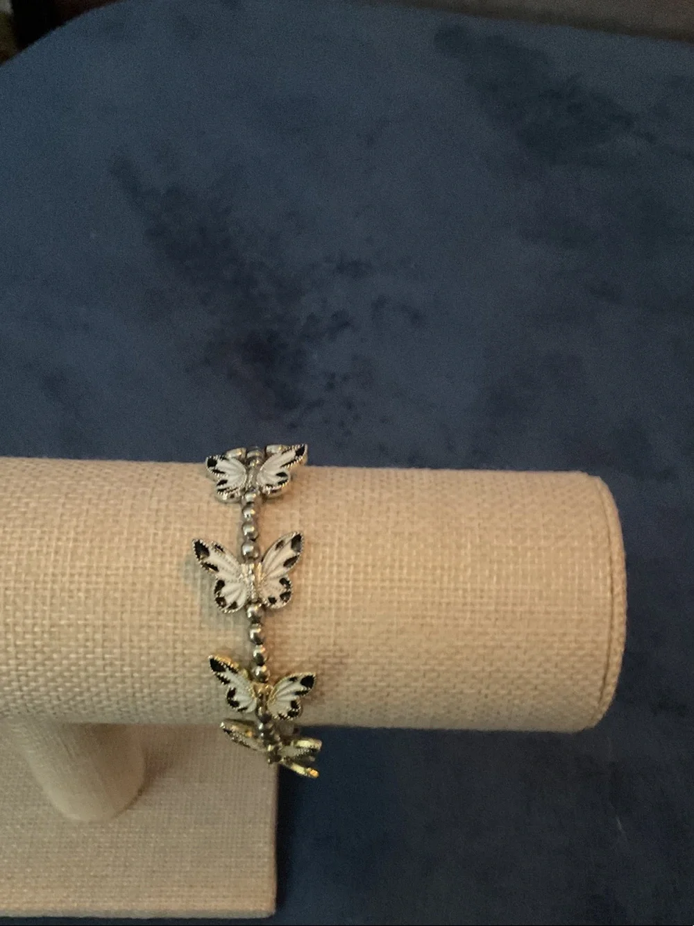 Silver Butterfly Link Bracelet - Women's Jewelry